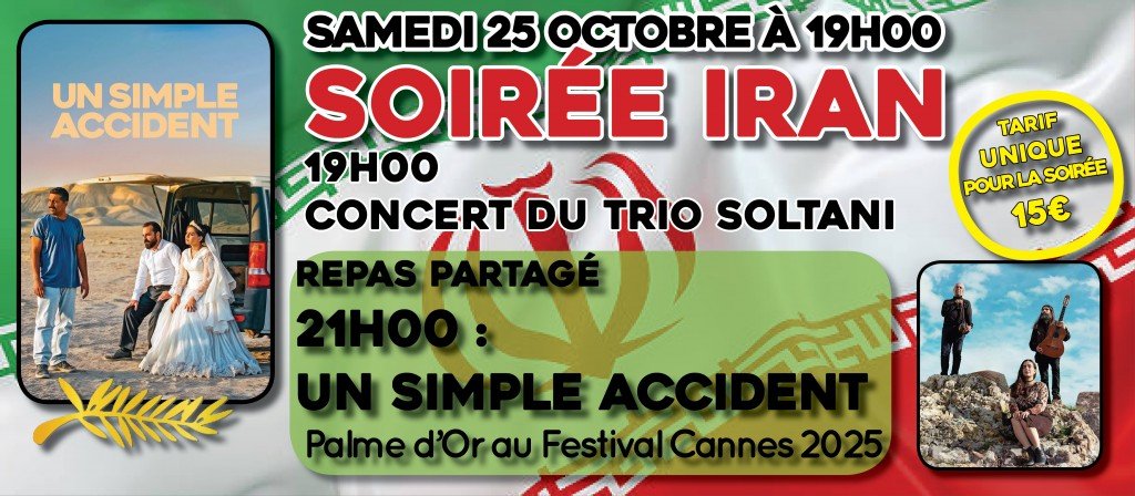 actualité soirée iran